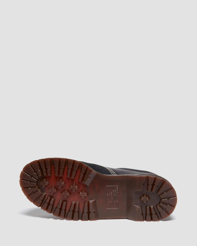 Lowell mixed material moc toe shoes 3