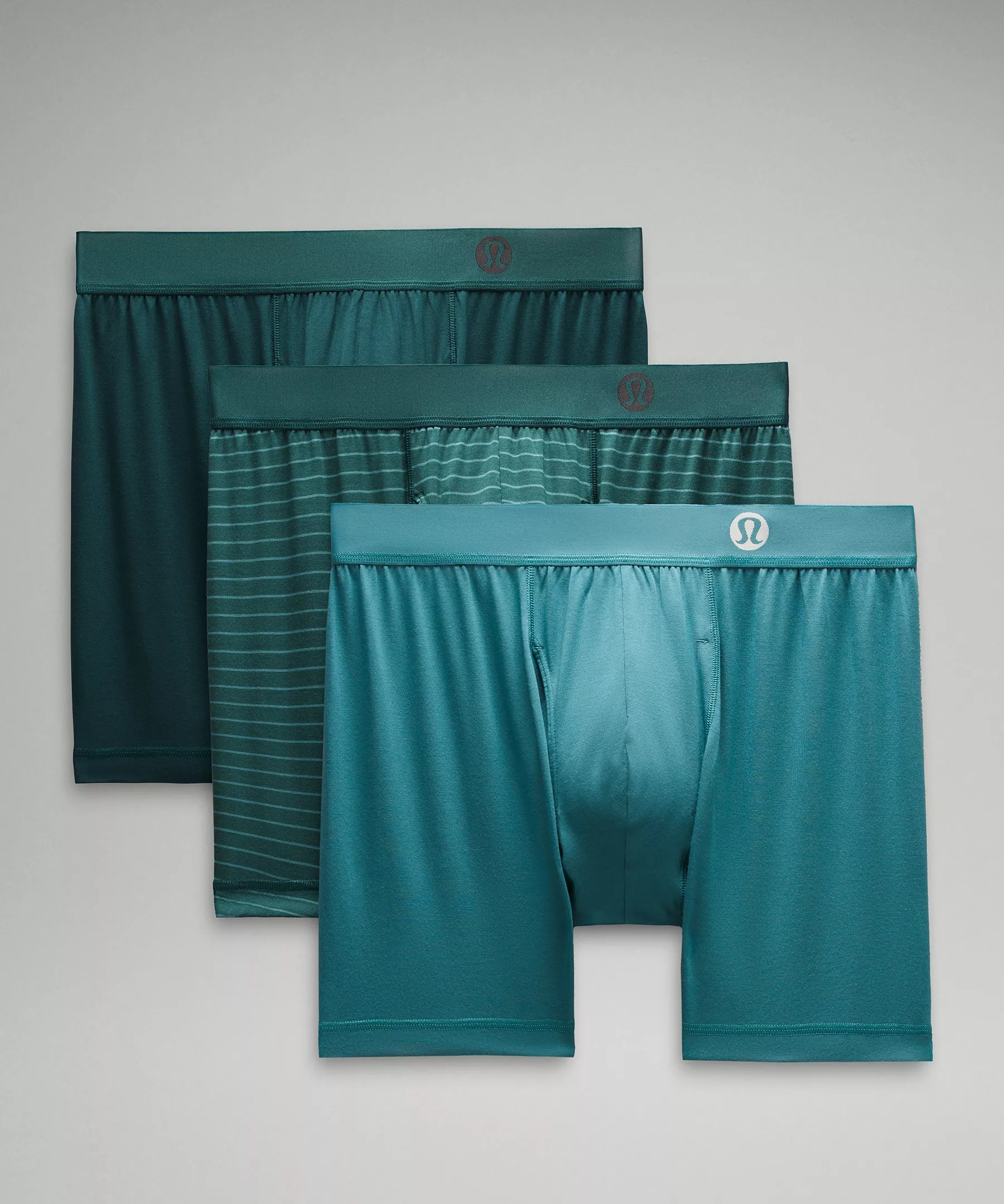 Always In Motion Boxer with Fly 5" *3 Pack - 1