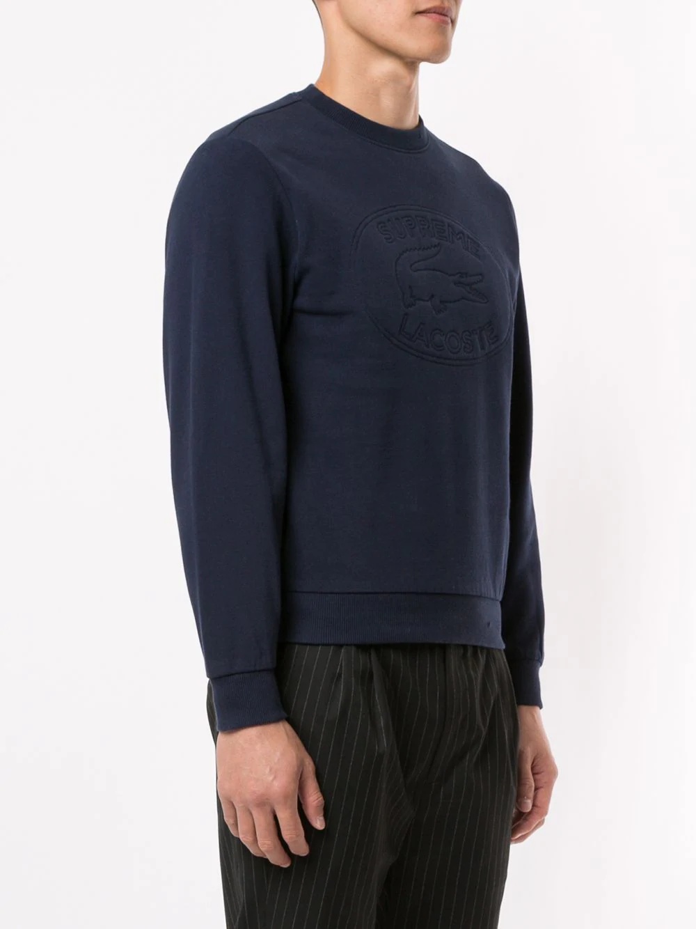 x Lacoste Pique crew neck sweatshirt - 3