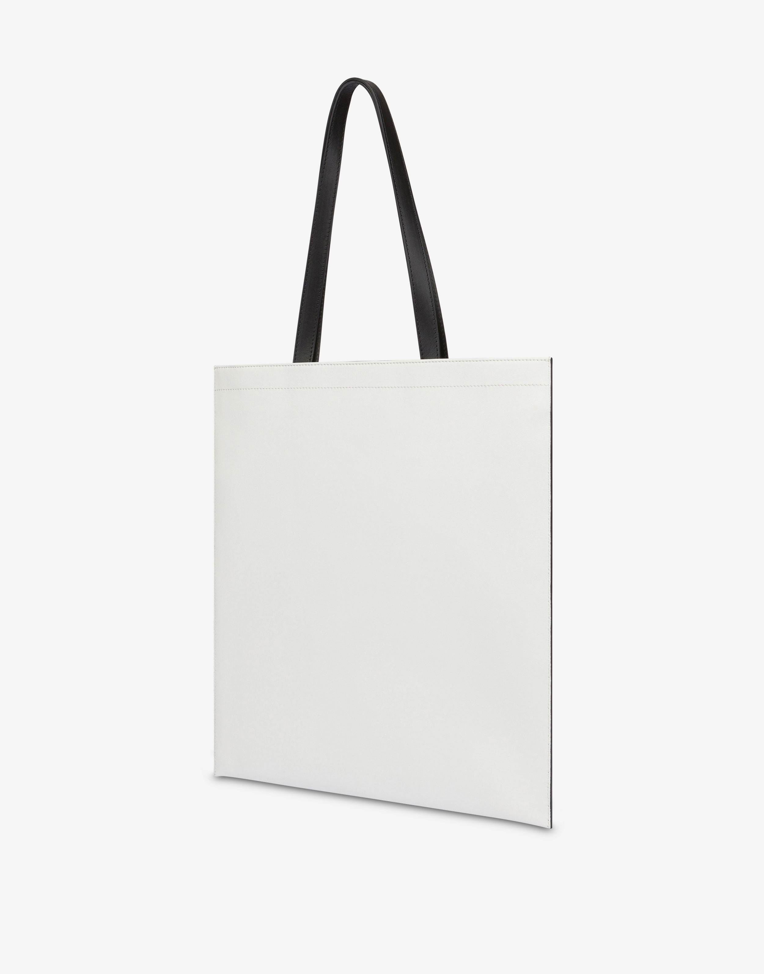 NAPPA LEATHER SHOPPER WITH PRINT - 2