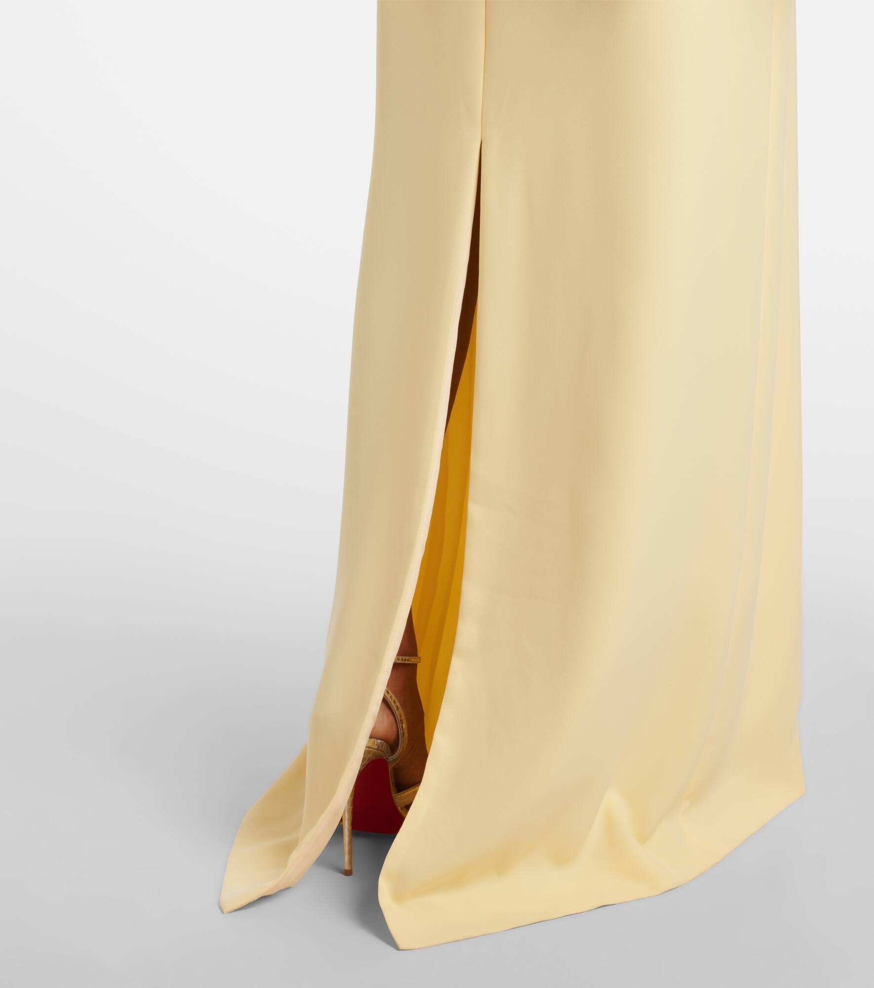 Meena floral crêpe gown - 6