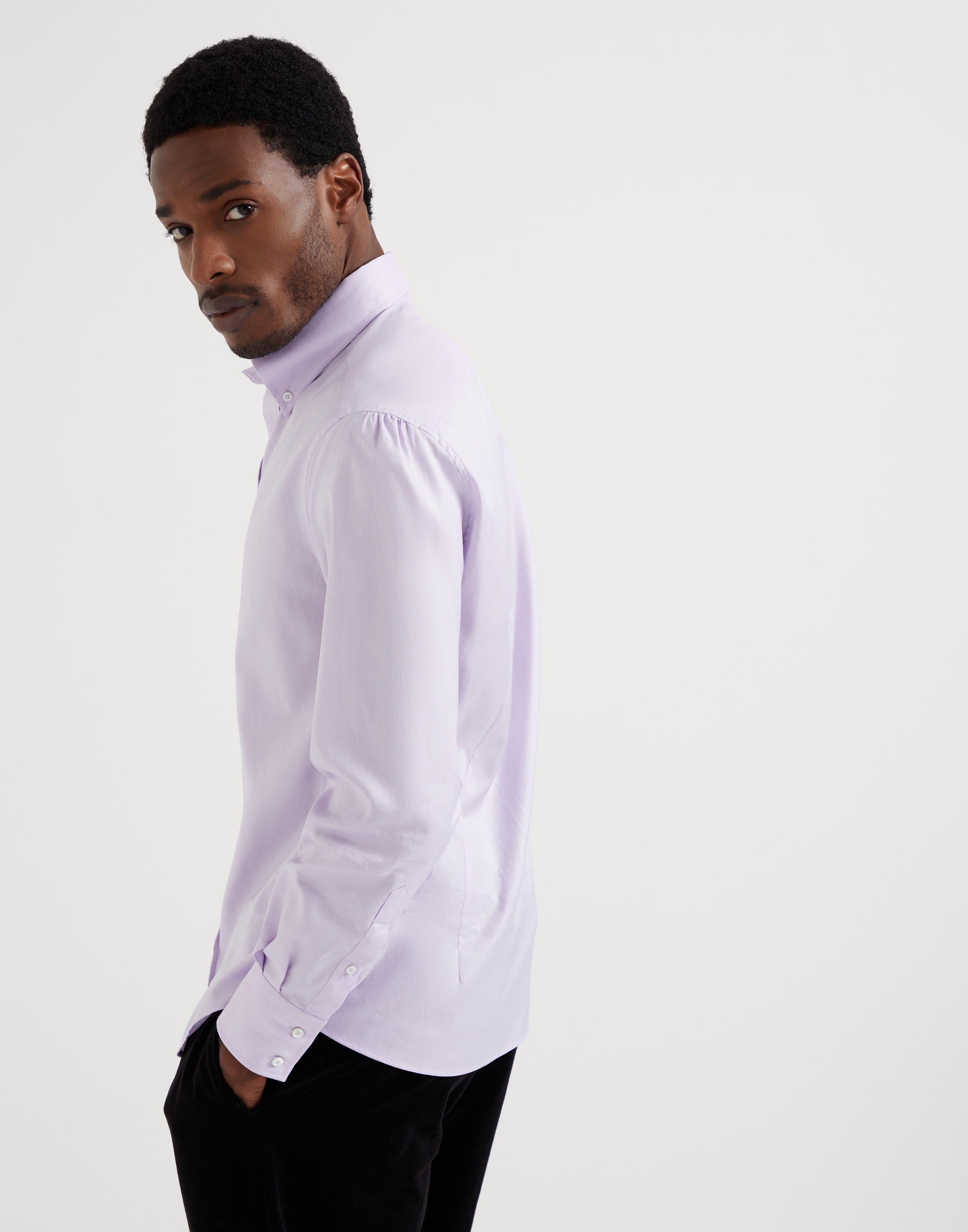 Oxford slim fit shirt with button-down collar - 2