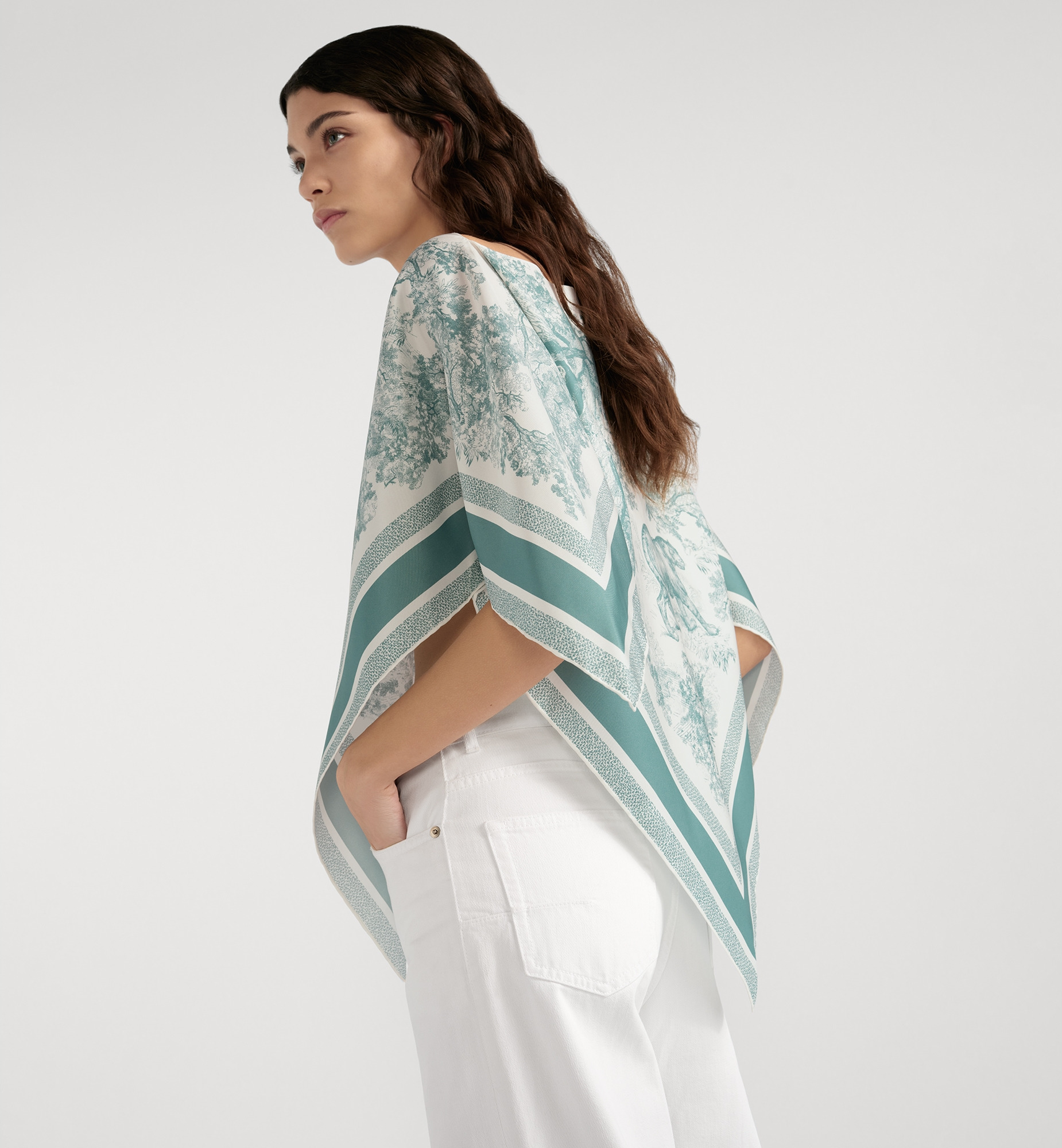 Dioriviera Toile de Jouy Sauvage Dior Silk Top - 3