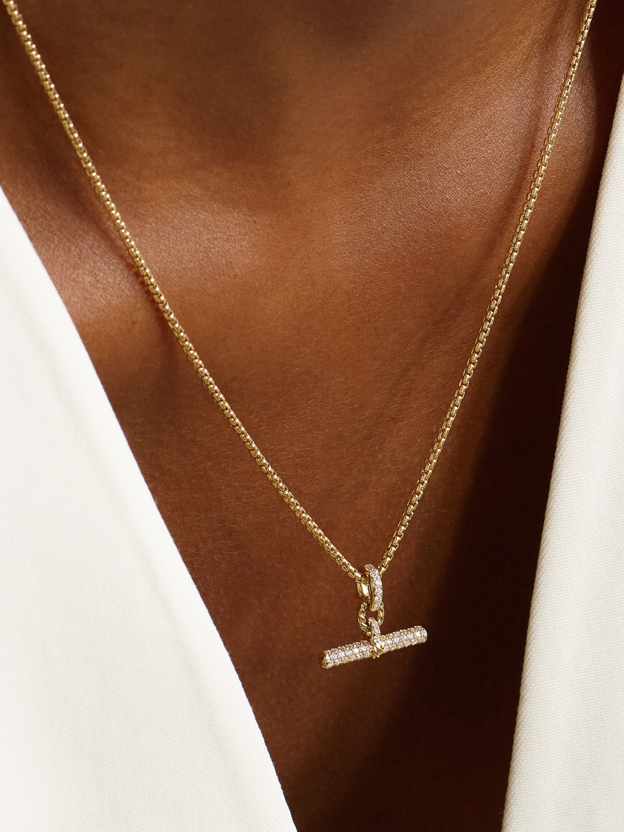 Dy Madison 18-karat Gold Diamond Pendant - 2