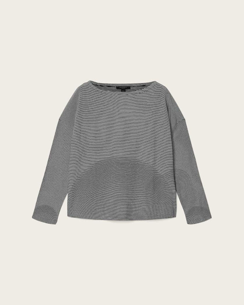 RITA LONG SLEEVE STRIPED T-SHIRT 1