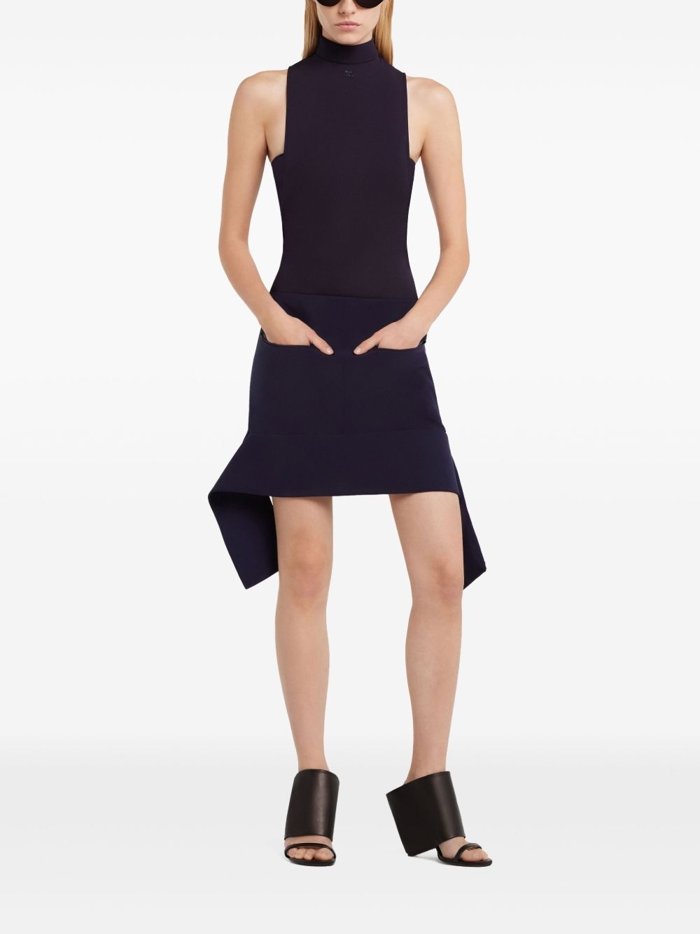 Reversed Belt mini skirt - 2