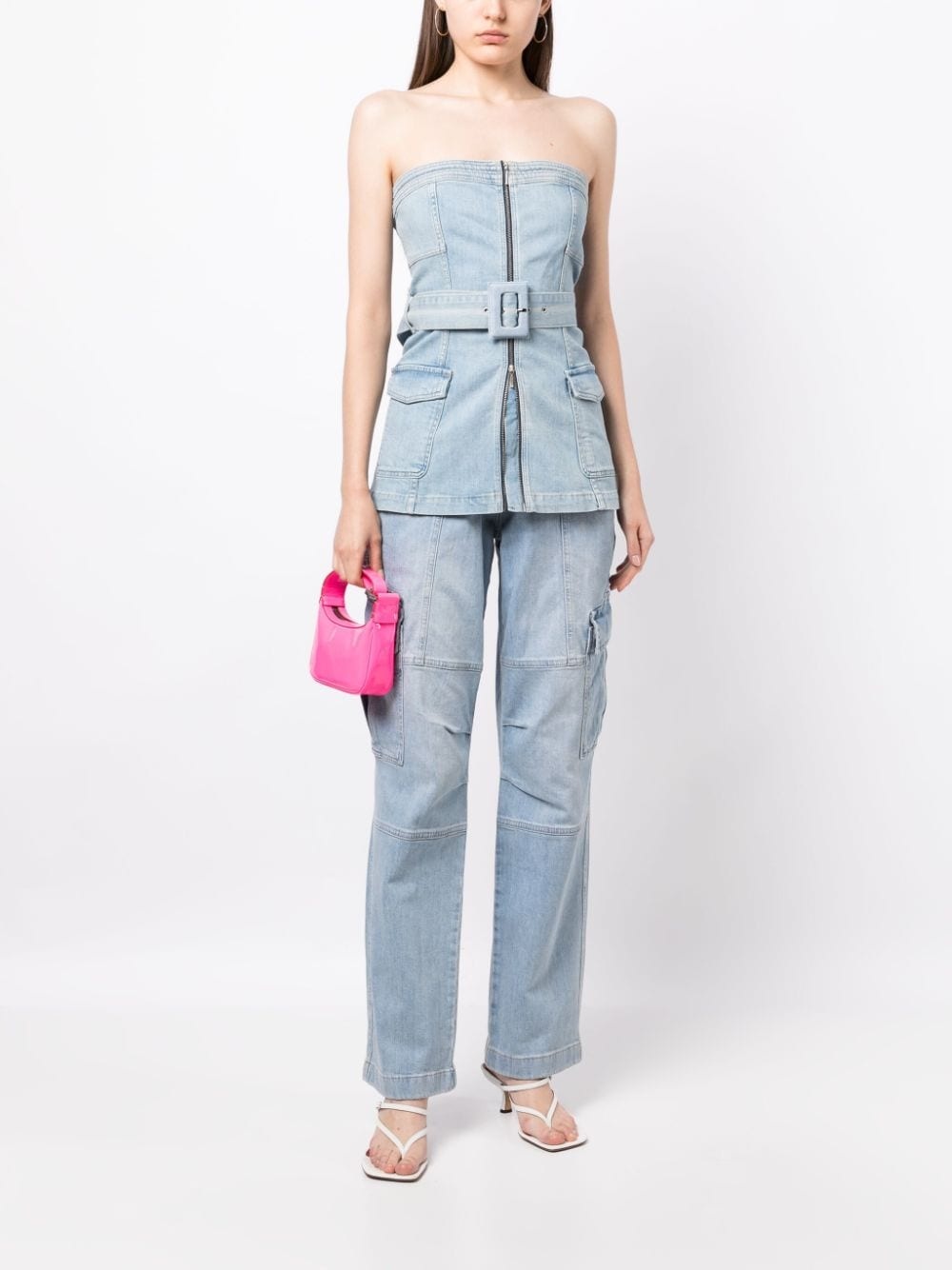 high-rise straight-leg jeans - 2