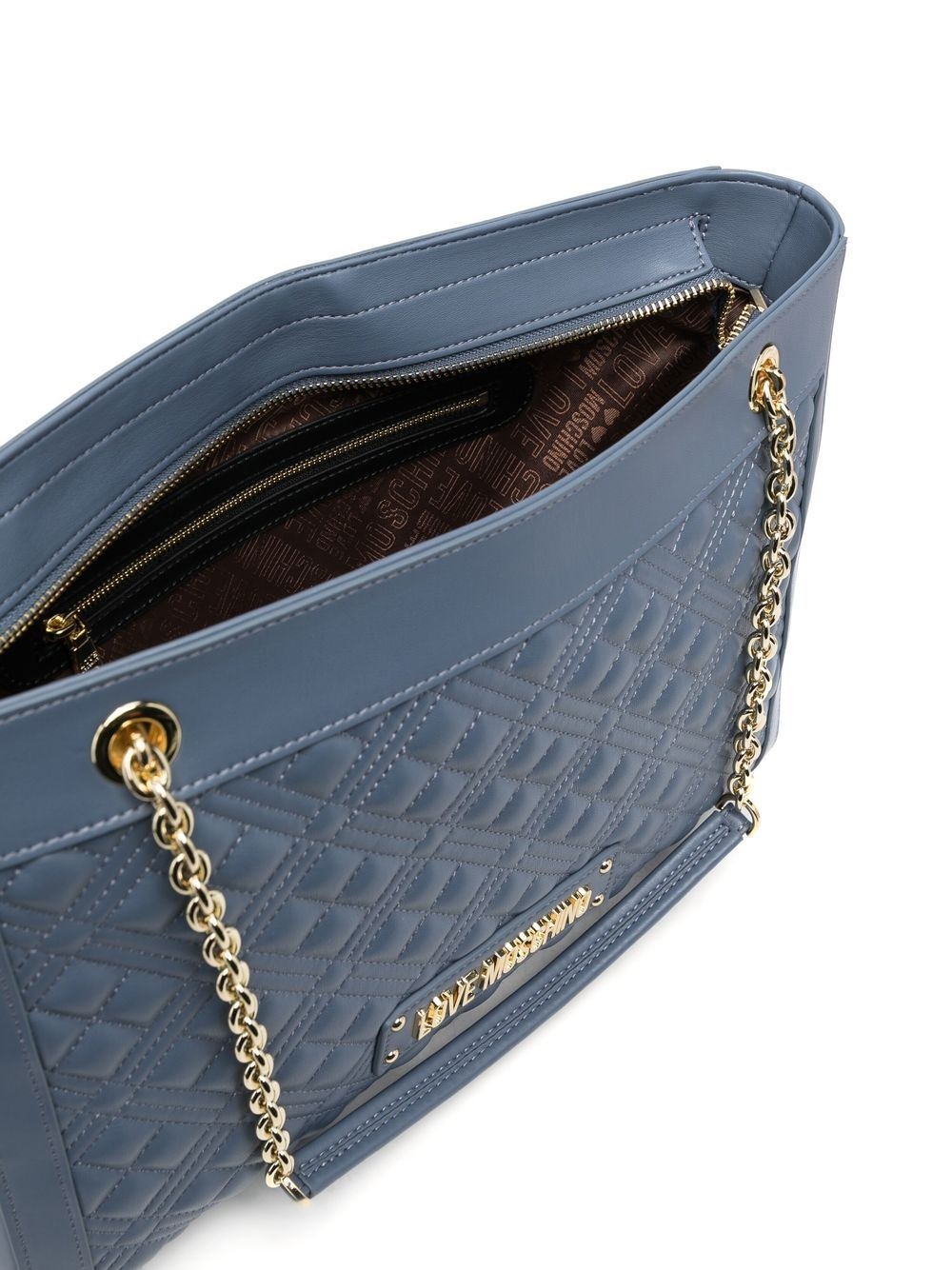 quilted faux-leather shoulder bag - 5