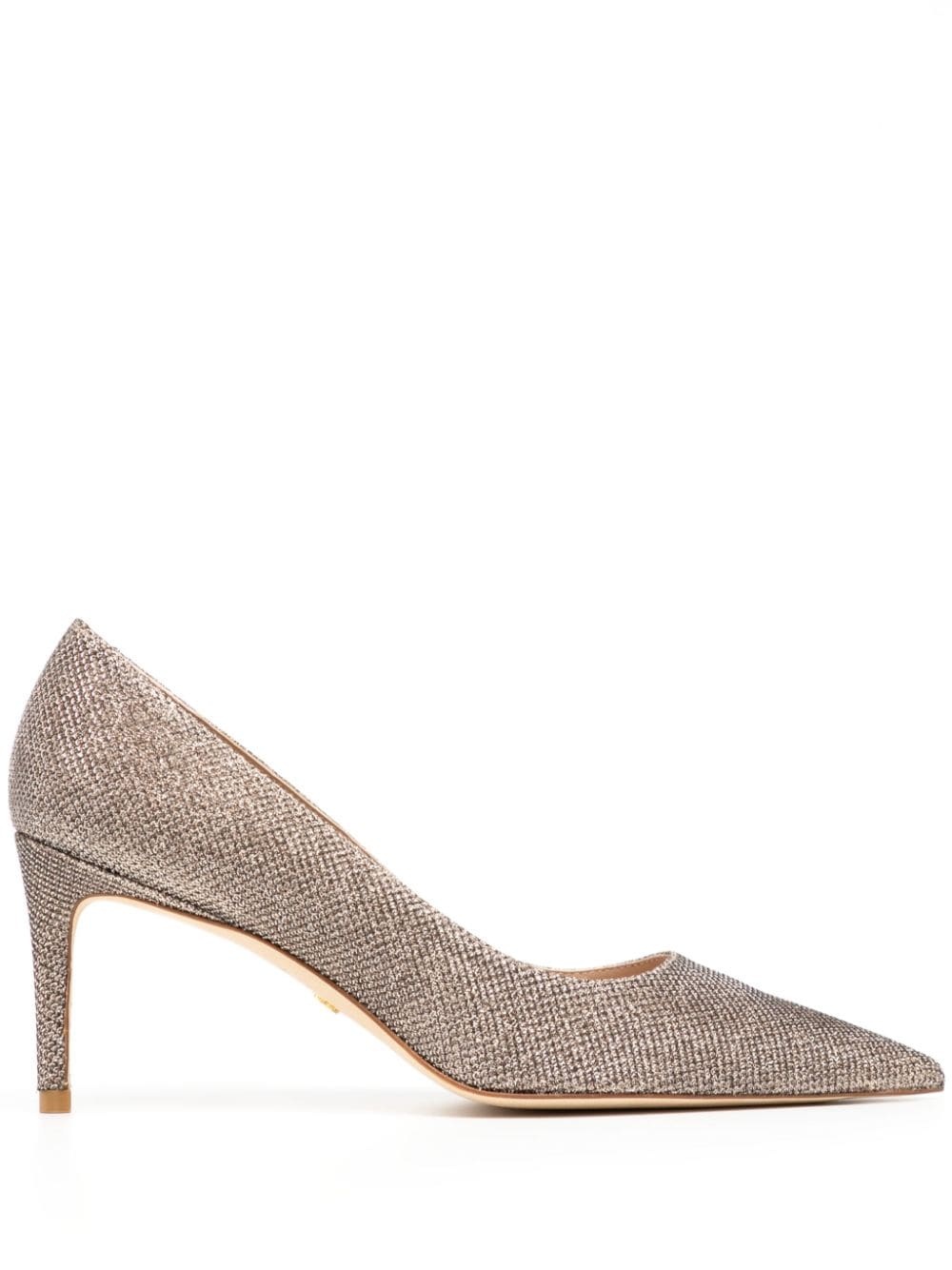 Stuart 50mm glitter pumps - 1