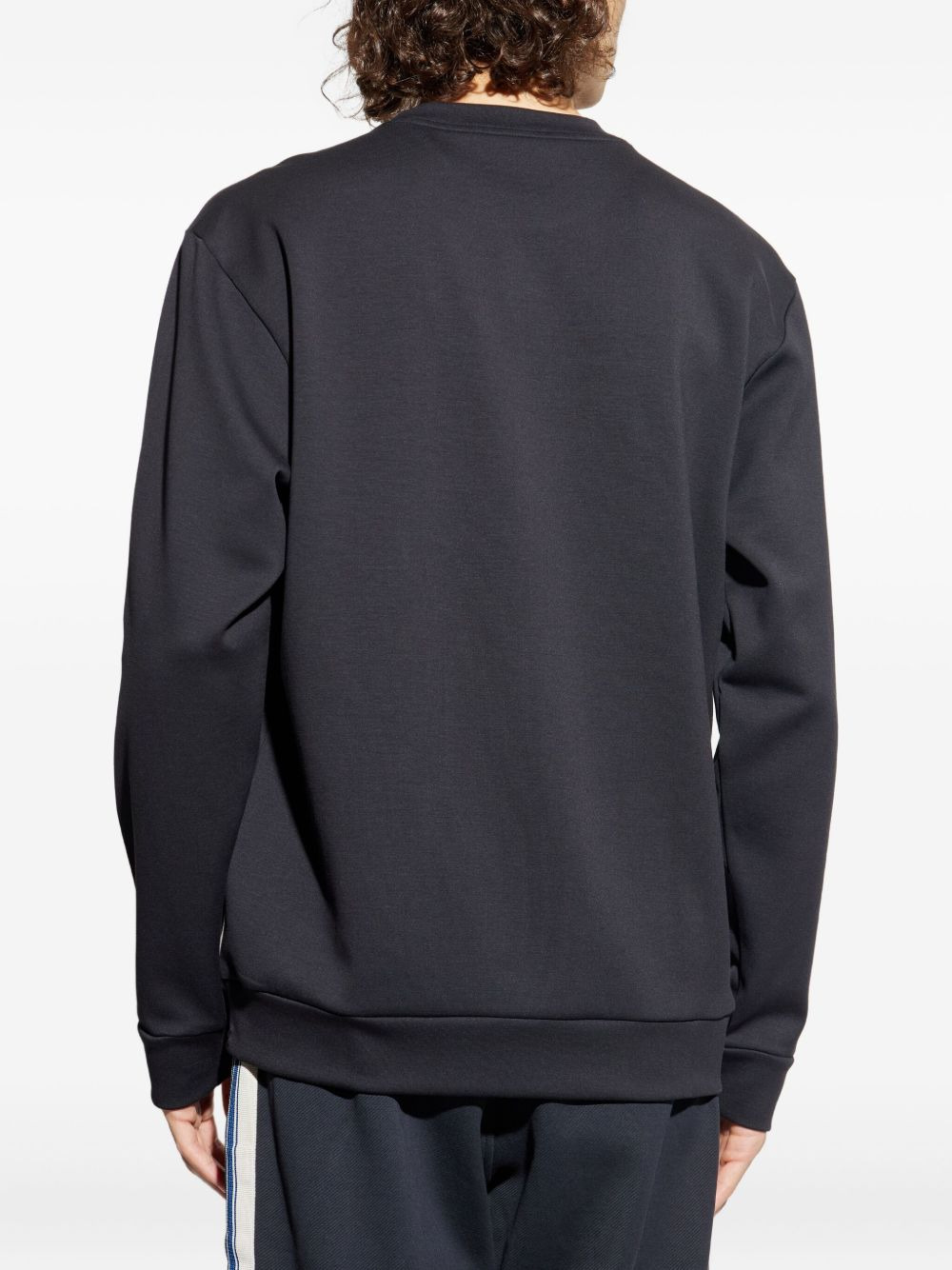 shark-logo cotton sweatshirt - 3