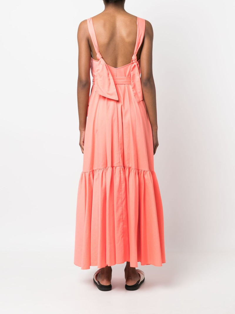 tied-waist tiered dress 4