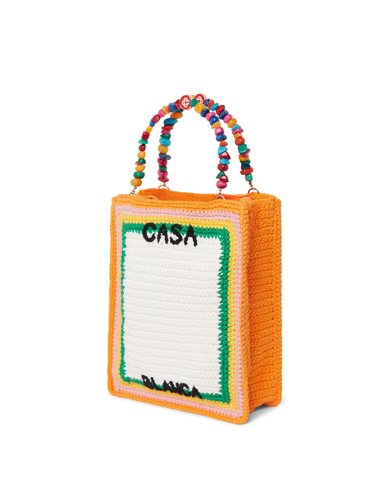 CASABLANCA Pebble Handle Crochet Bag outlook