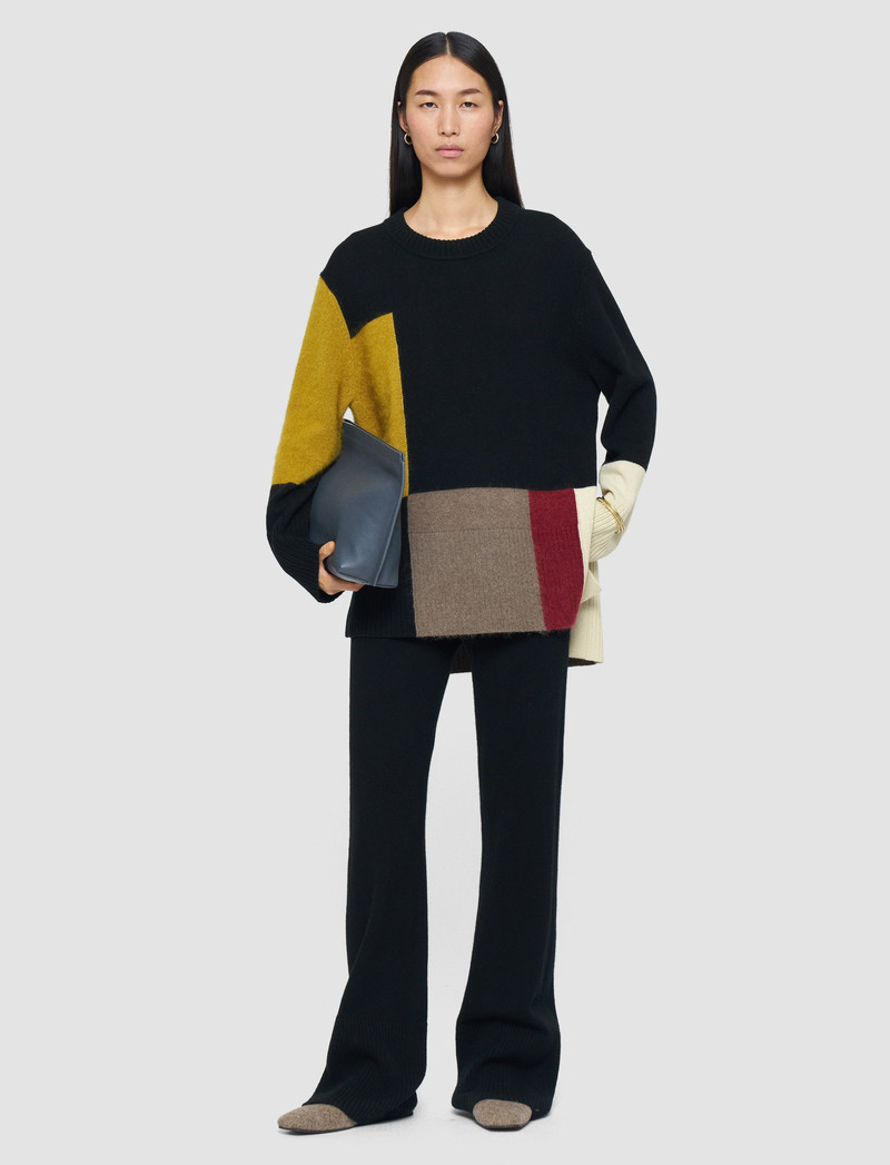 JOSEPH Overlay Wool Jumper outlook