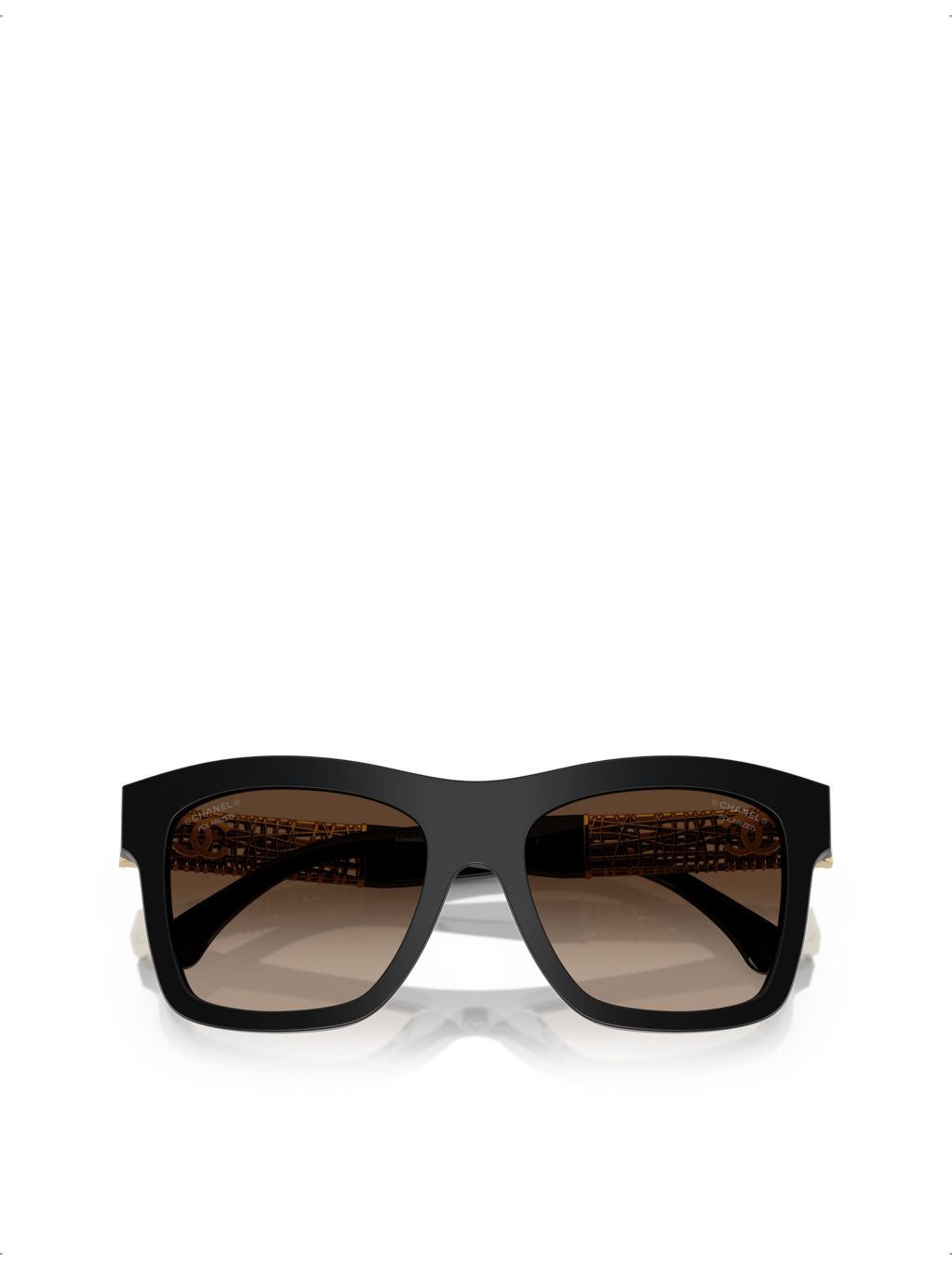 CH5533 Polarised Square-Frame Acetate Sunglasses - 5