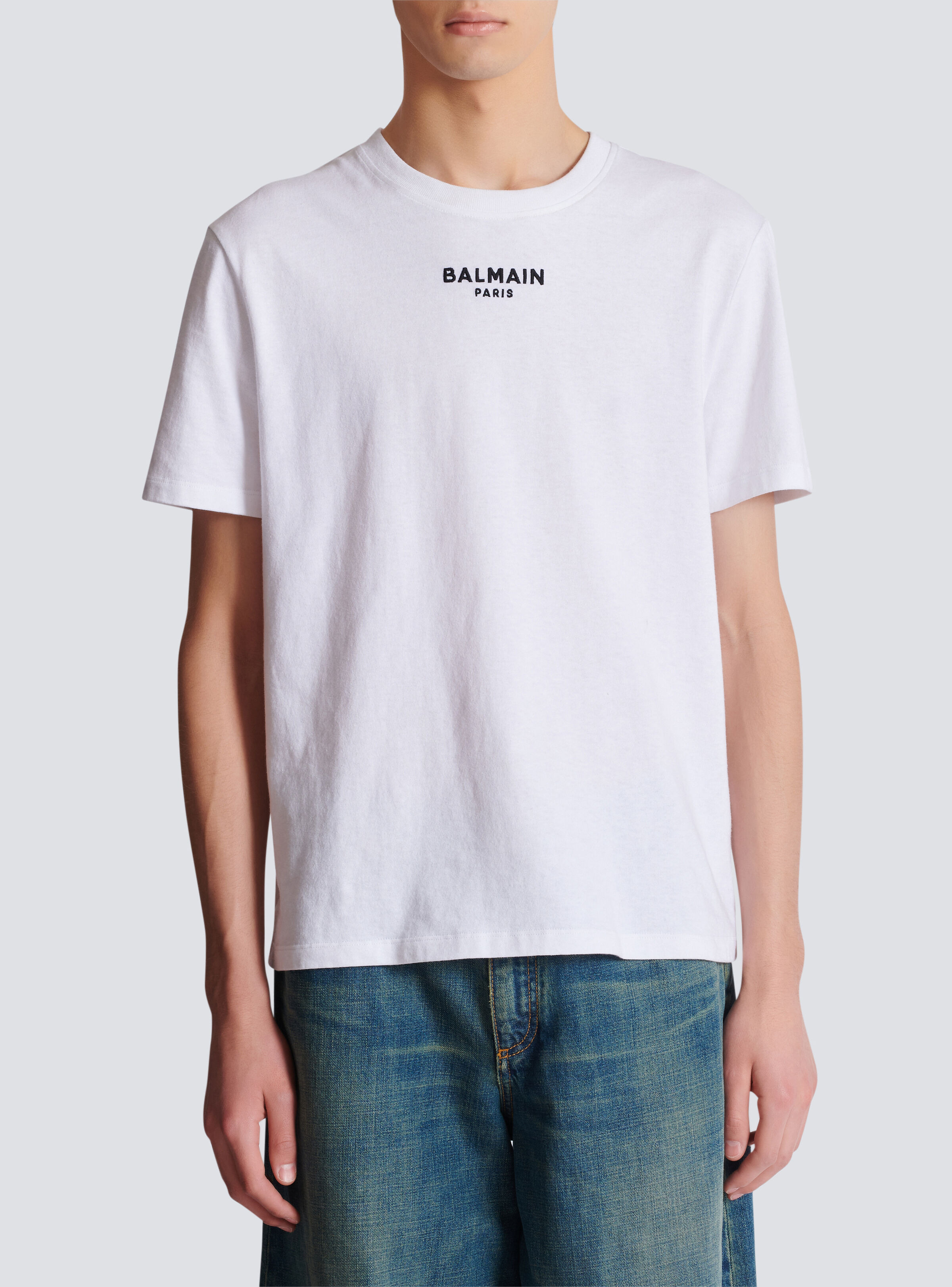 Embroidered Balmain Paris T-shirt - 5