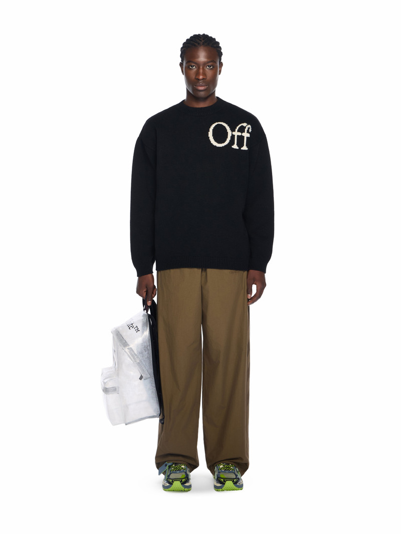 Off-White Bookish Knit Crewneck Sweater outlook