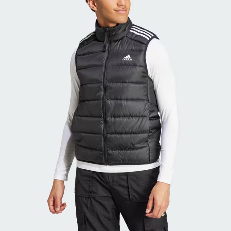 adidas Essentials 3-Stripes Light Down Vest 'Black' HZ5728 - 2