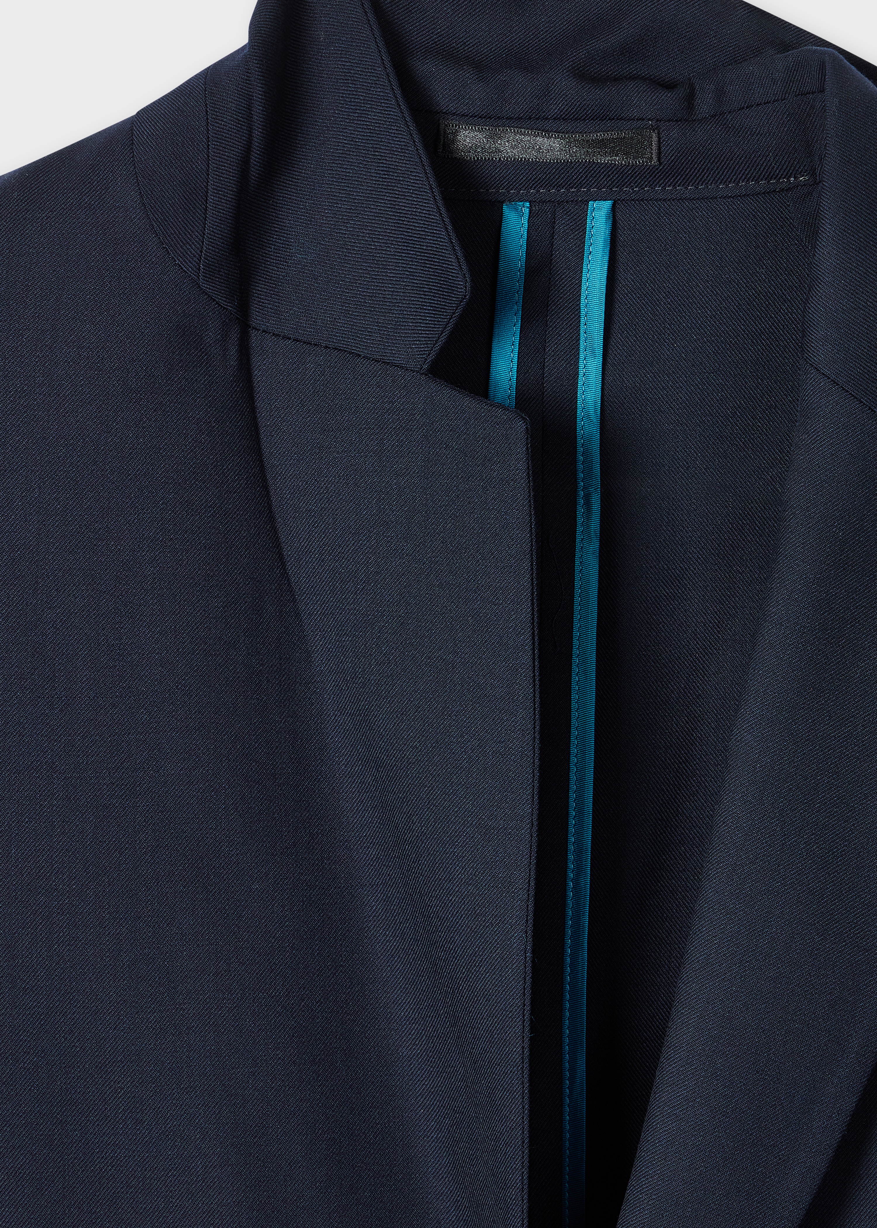 A Suit To Travel In - Navy Wool Unlined Blazer - 2