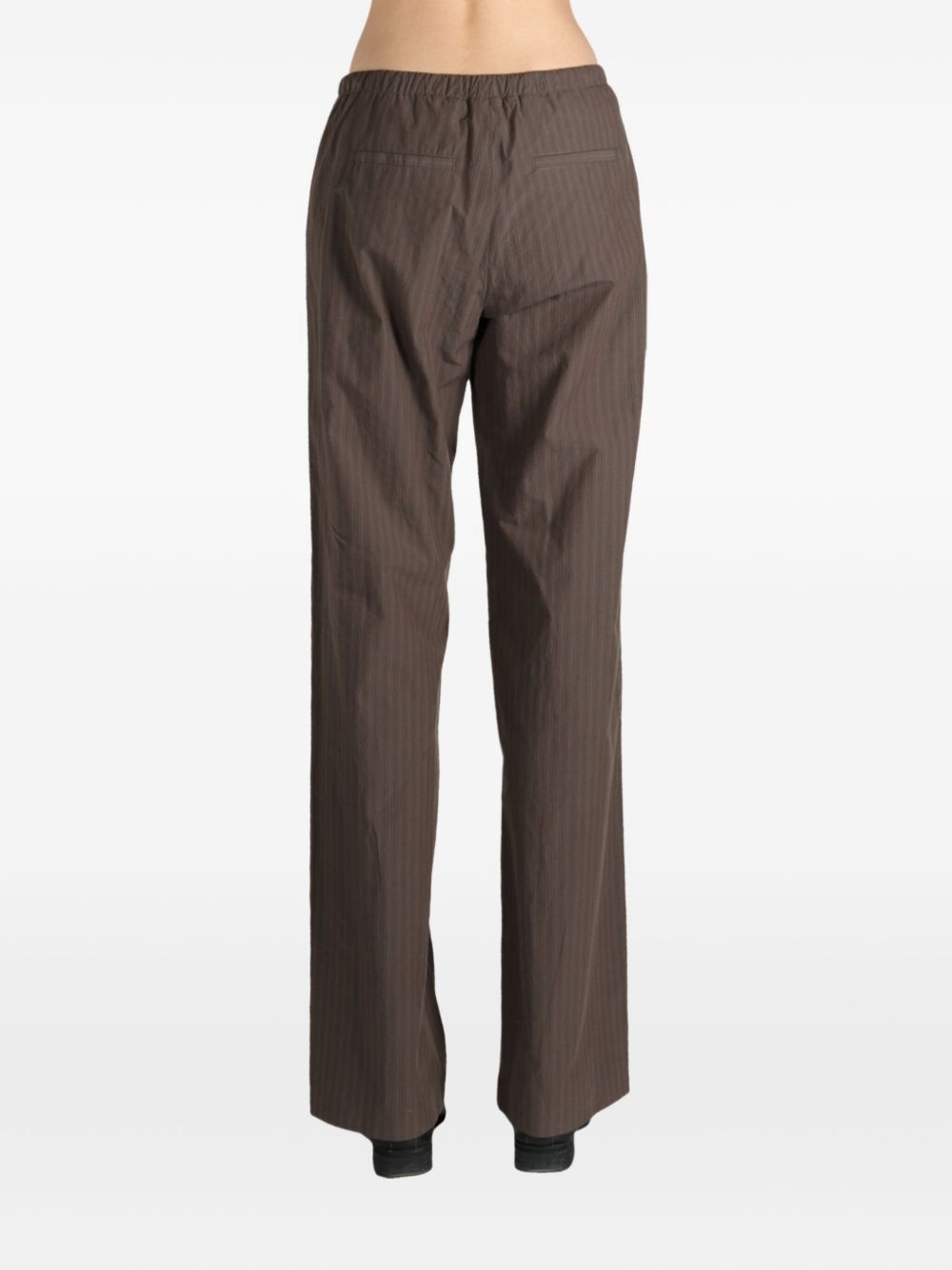drawstring-waist trousers - 4