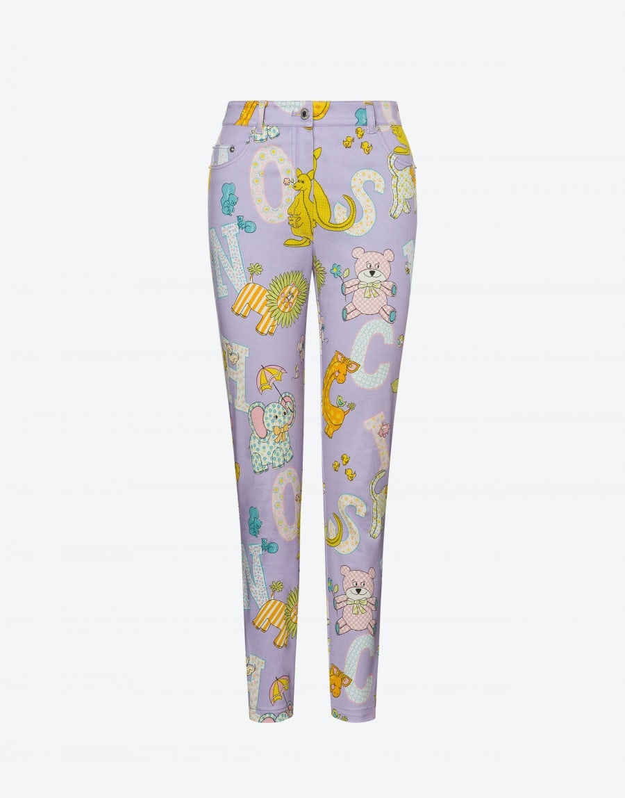 CIRCUS LOGO GABARDINE TROUSERS - 1