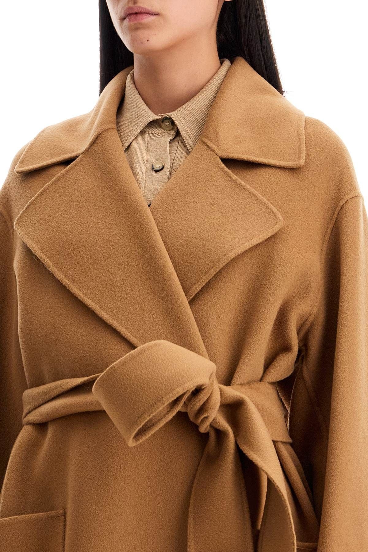 COAT WITH BELT - 5