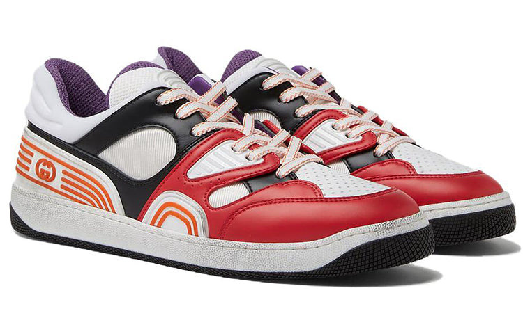 (WMNS) Gucci Basket 'Red White Black' 700291-2SH90-6662 - 3