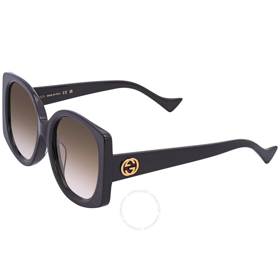 Gucci Brown Gradient Geometric Ladies Sunglasses GG1257SA 004 56 - 3