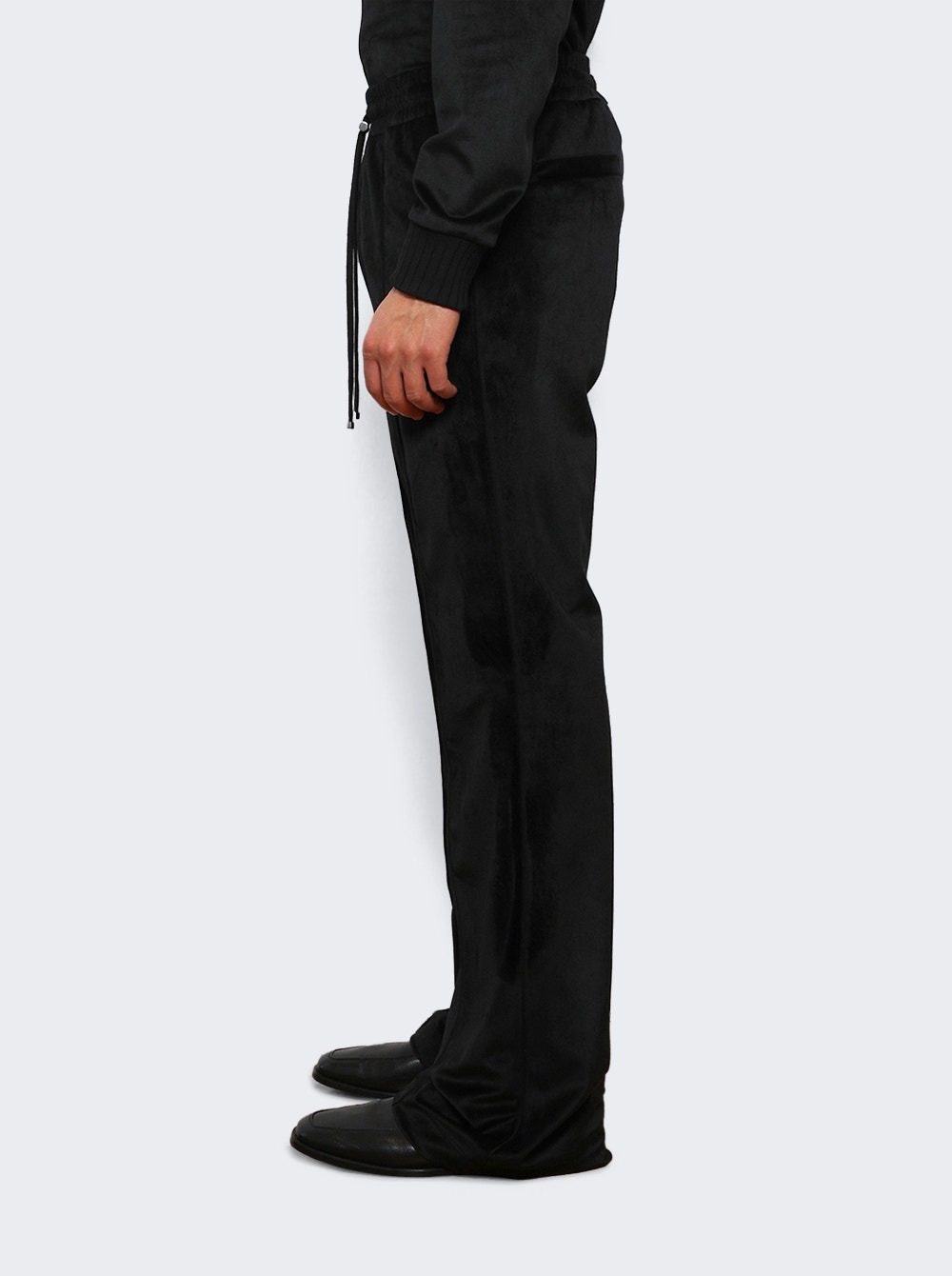 Velvet Flare Track Pant Black - 3