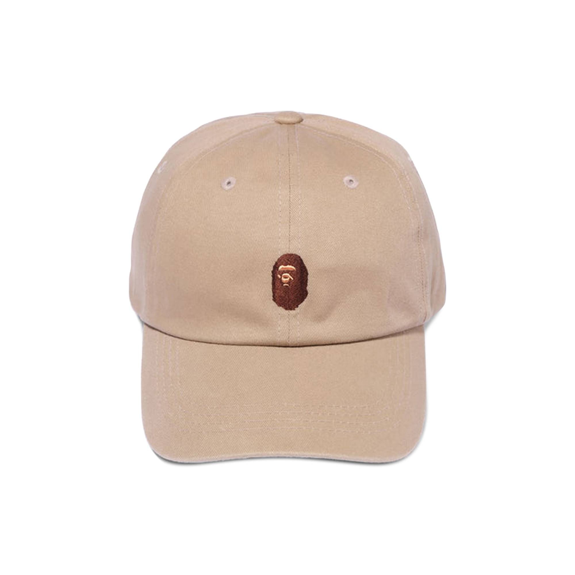 BAPE Ape Head One Point Panel Cap 'Beige' - 1