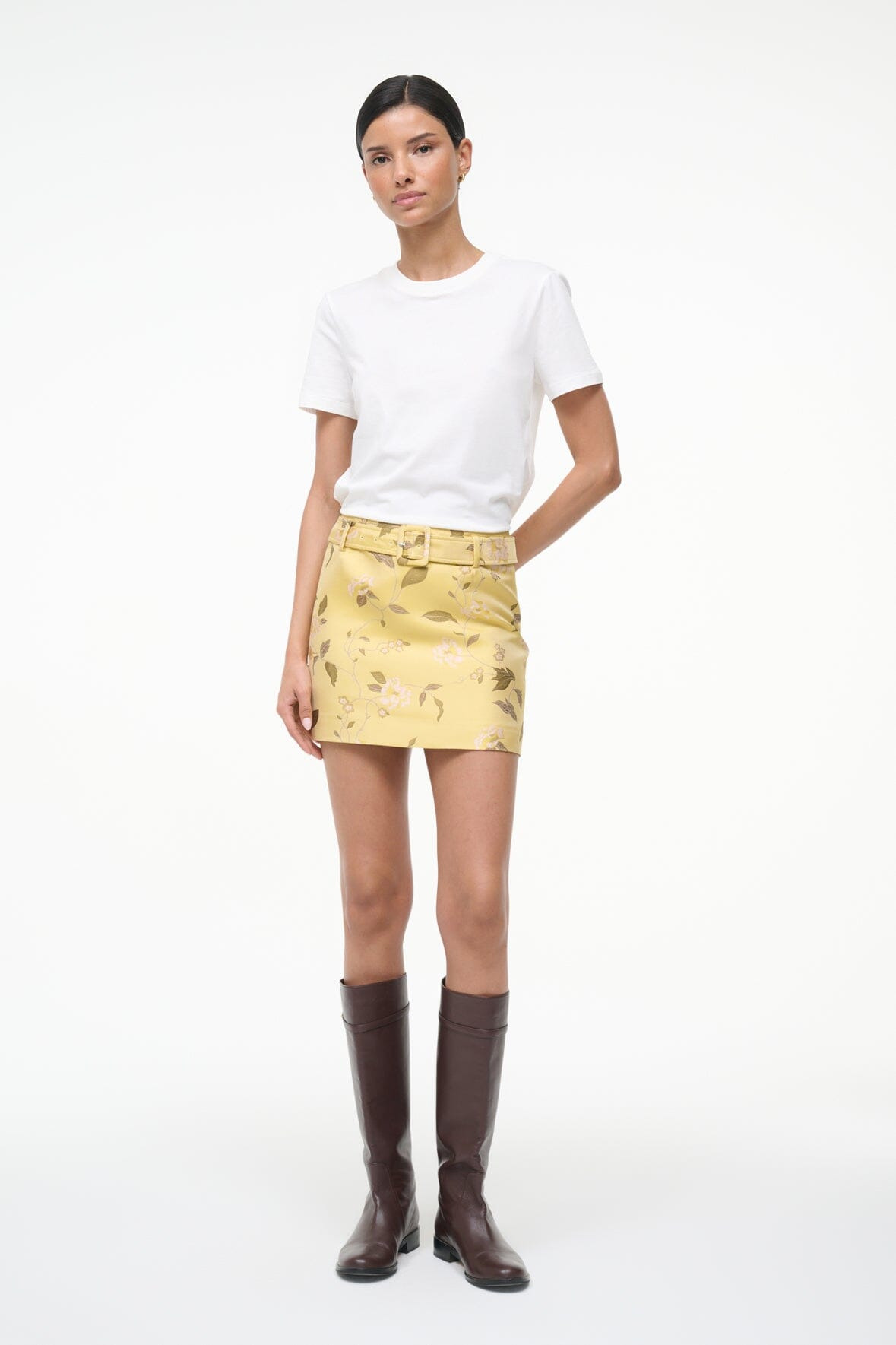 STAUD REESE SKIRT WILDFLOWERS - 2