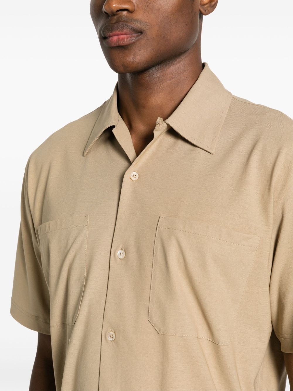 short-sleeve cotton shirt - 5