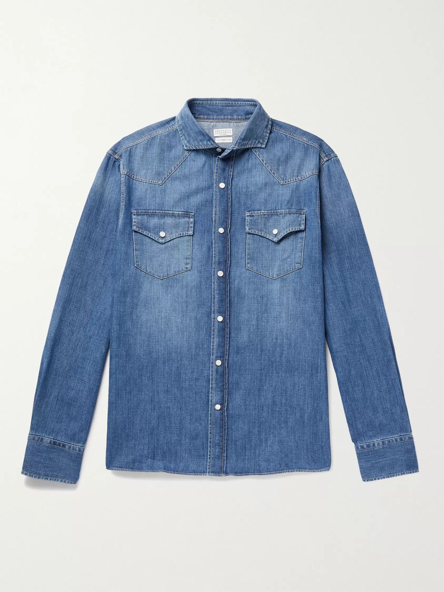 Denim Western Shirt - 1