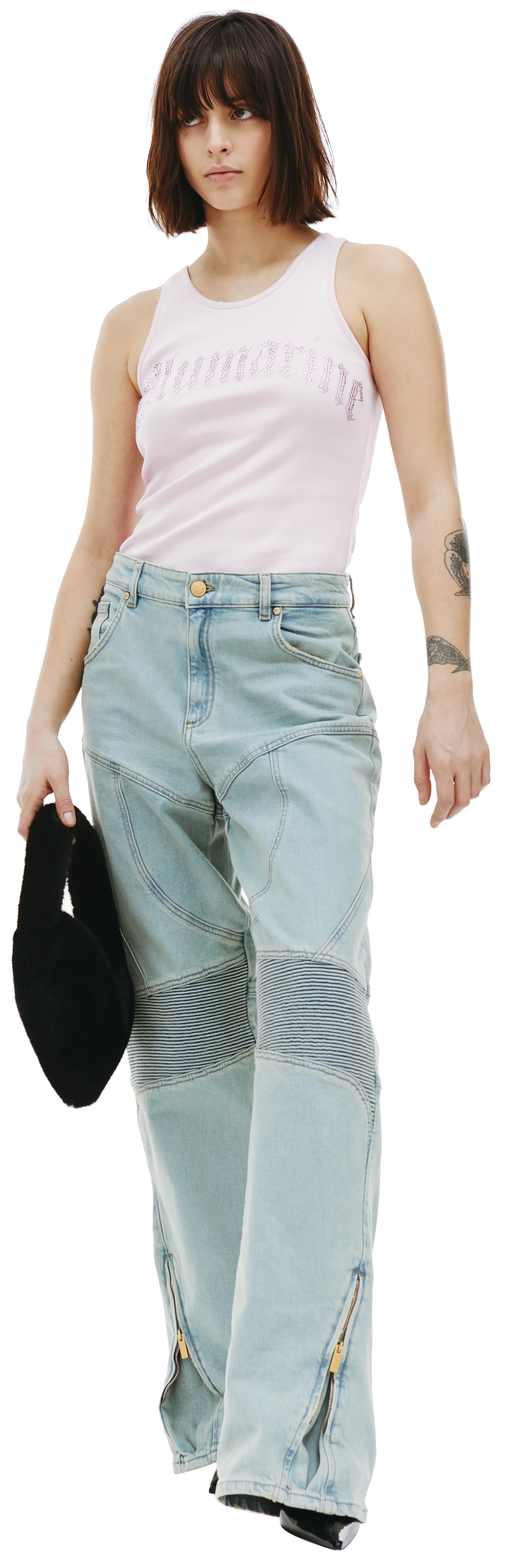 BLUE BIKER JEANS - 1