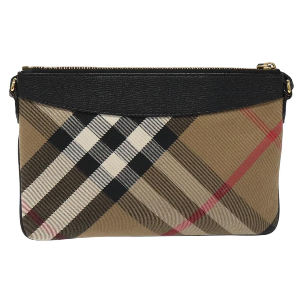 Burberry Nova Check Shoulder Bag Canvas Beige - 2