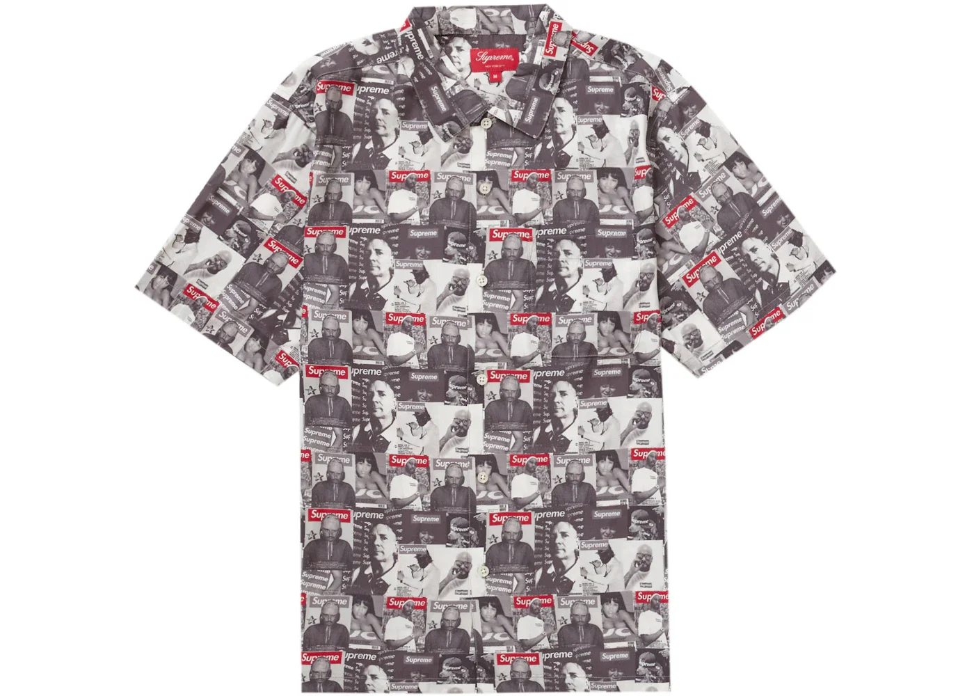Supreme Magazine S/S Shirt Grey - 1