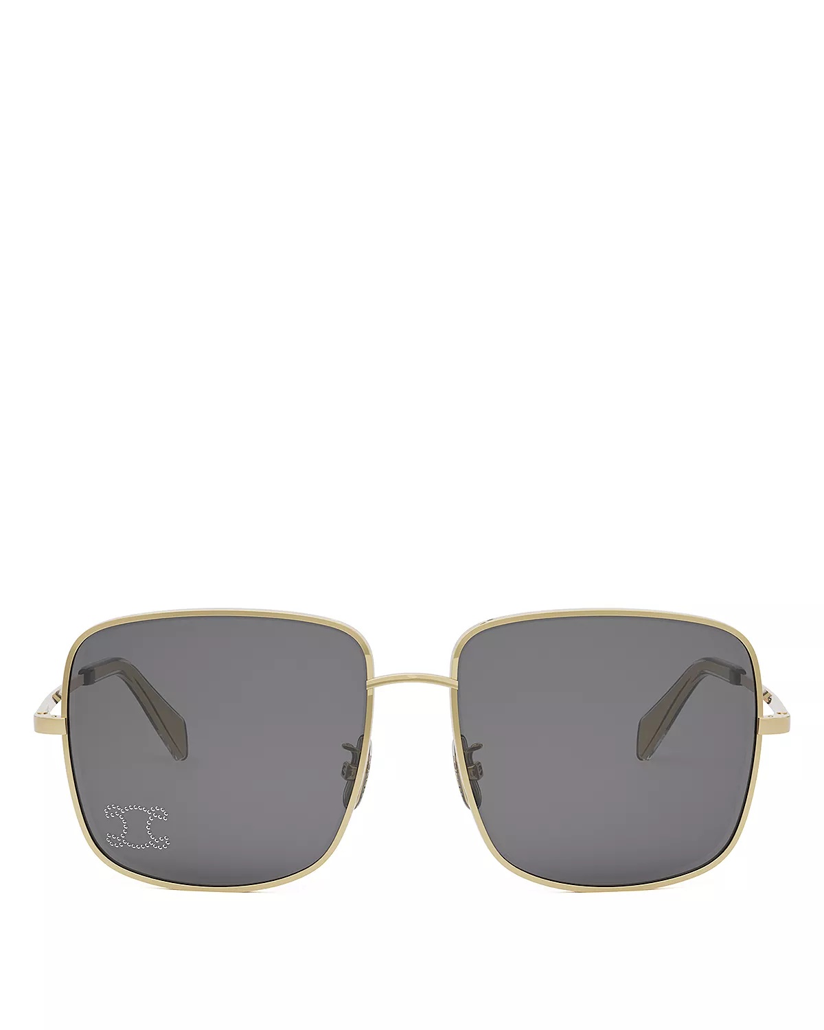 Rhinestone Triomphe Square Sunglasses, 59mm - 2