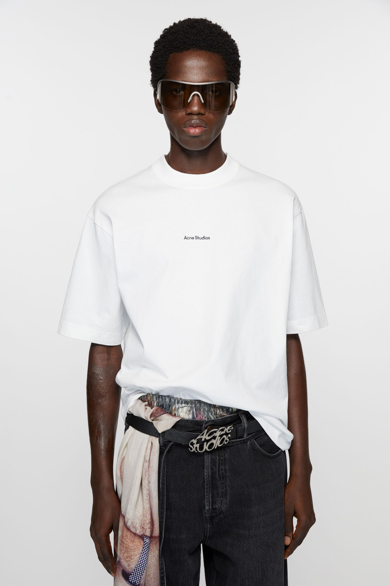 Acne Studios Logo t-shirt - Optic White outlook