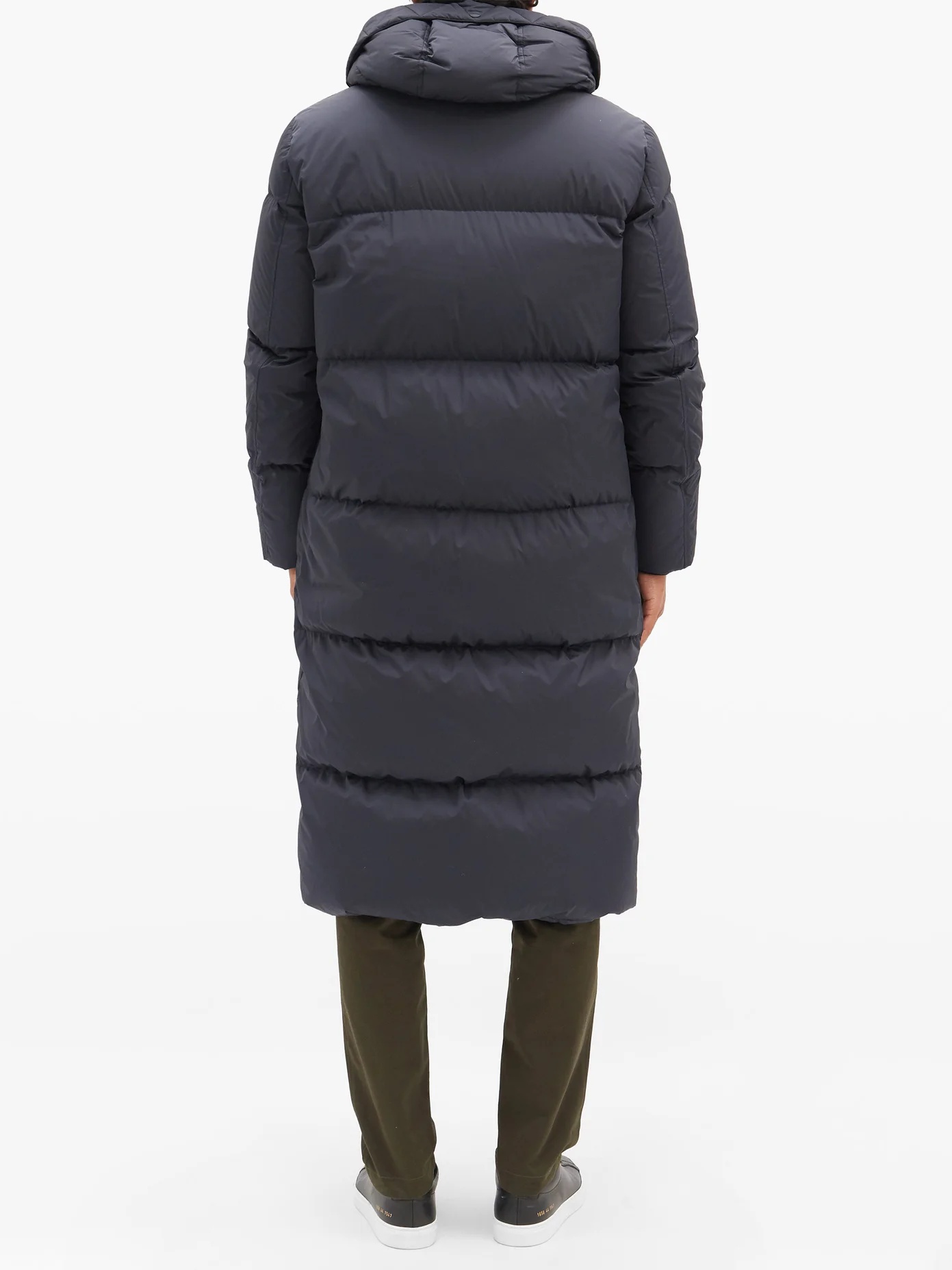 Hooded down-quilted coat - 5