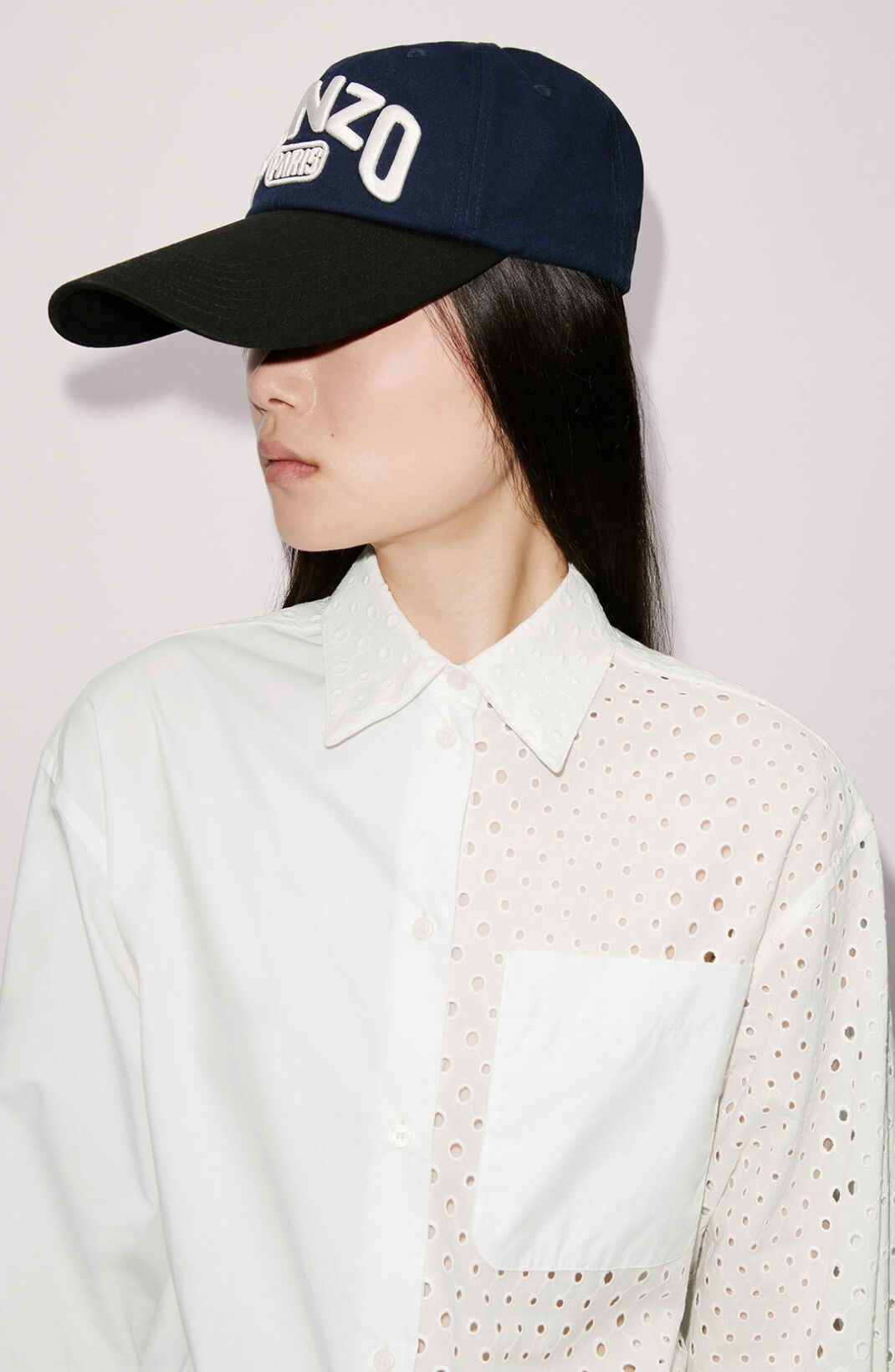 Oversize broderie anglaise shirt - 6