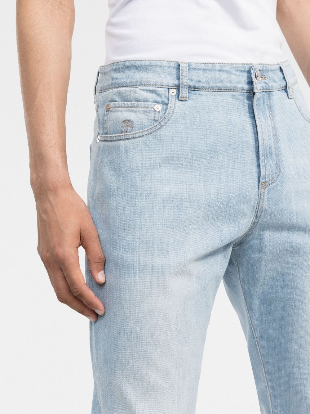 straight-leg denim jeans - 5