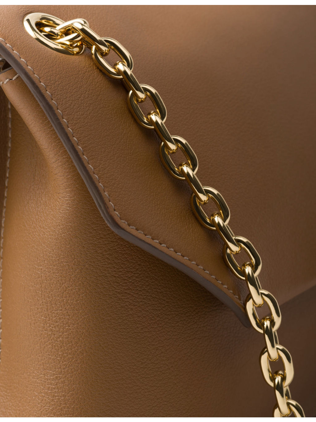Logo-plaque medium leather shoulder bag - 4