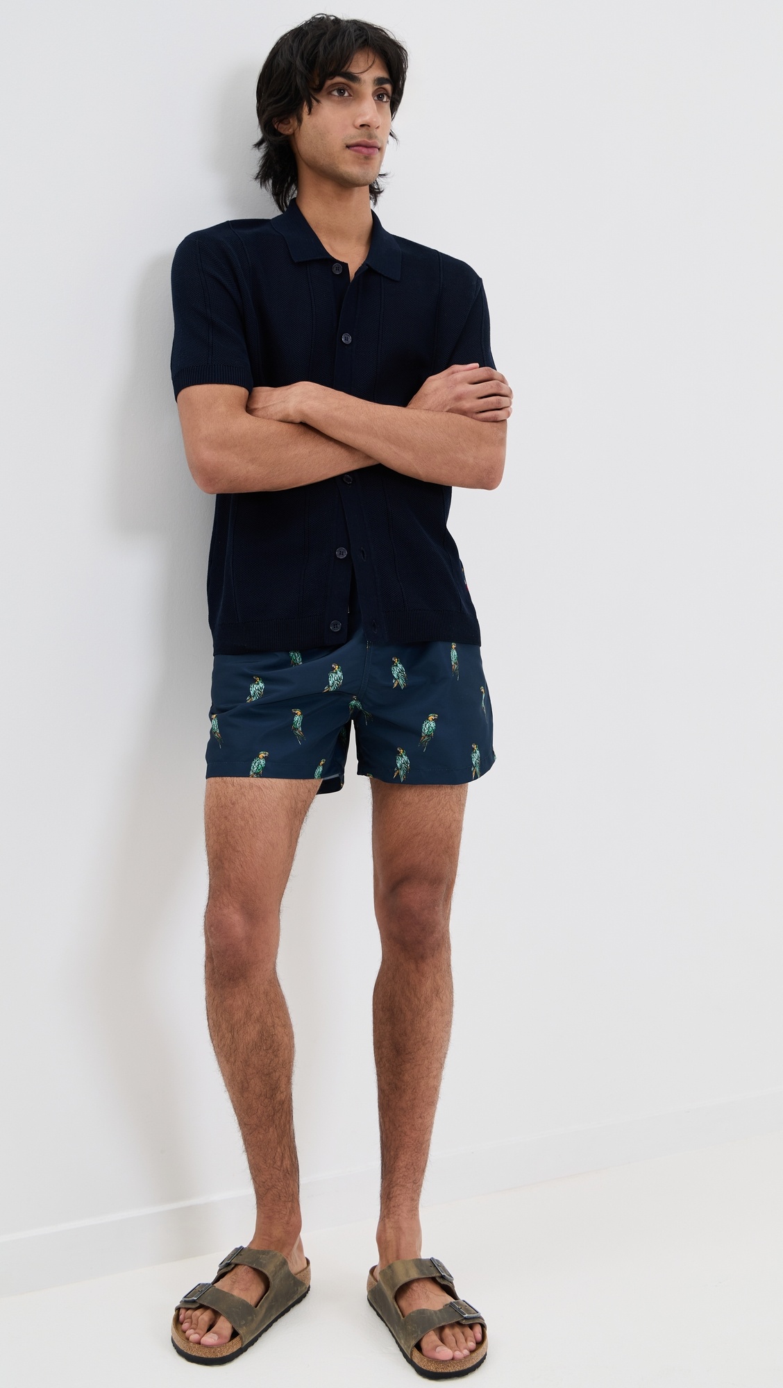 Parrots Swim Shorts 3.5" - 4