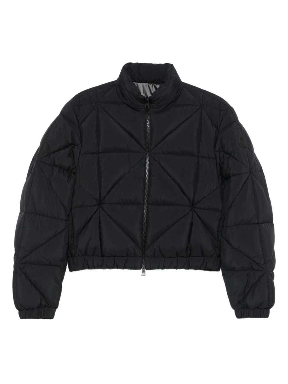 quilted shell jacket - 1