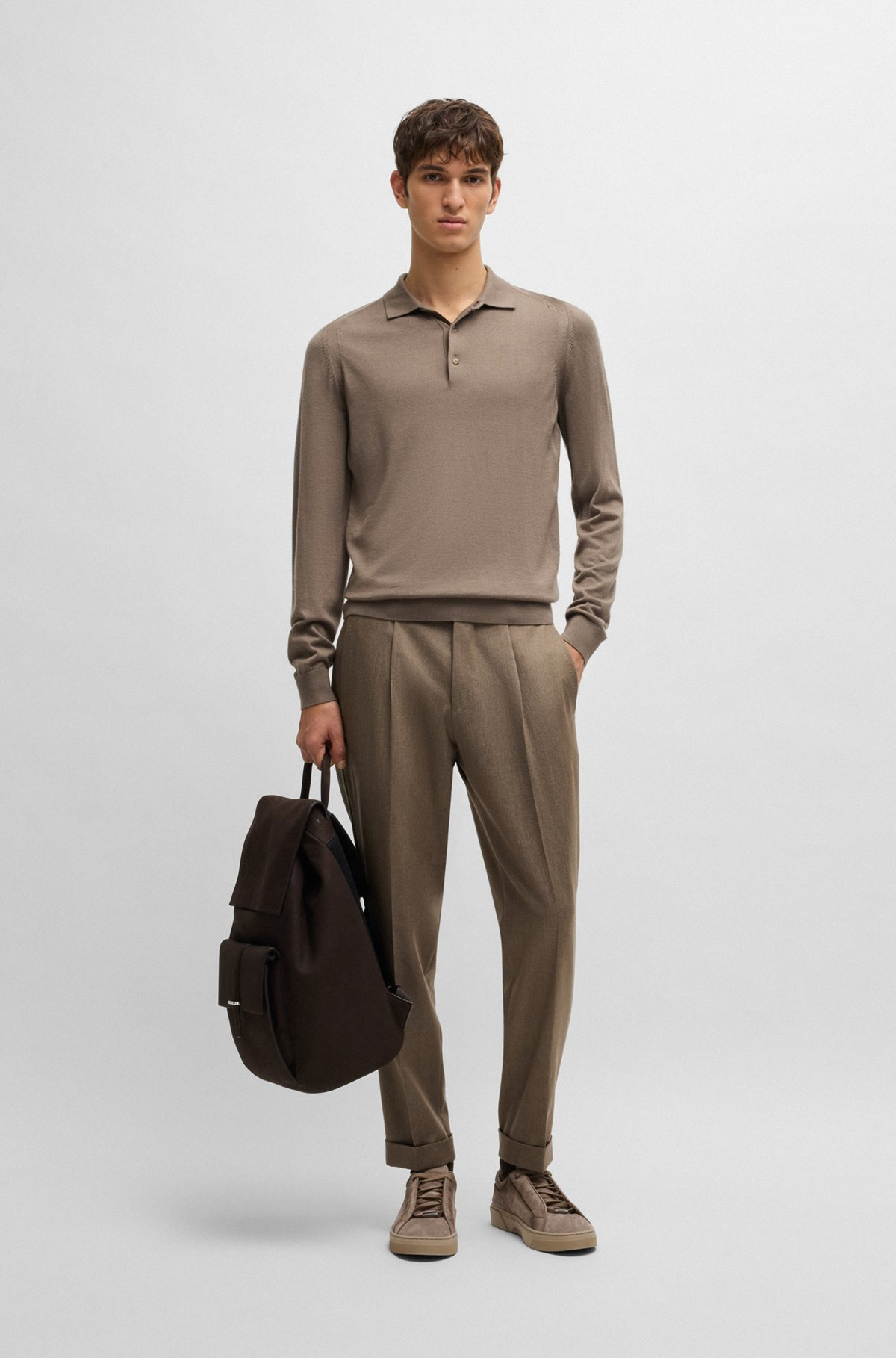 GARY LOW-TOP TRAINERS IN SUEDE - 3