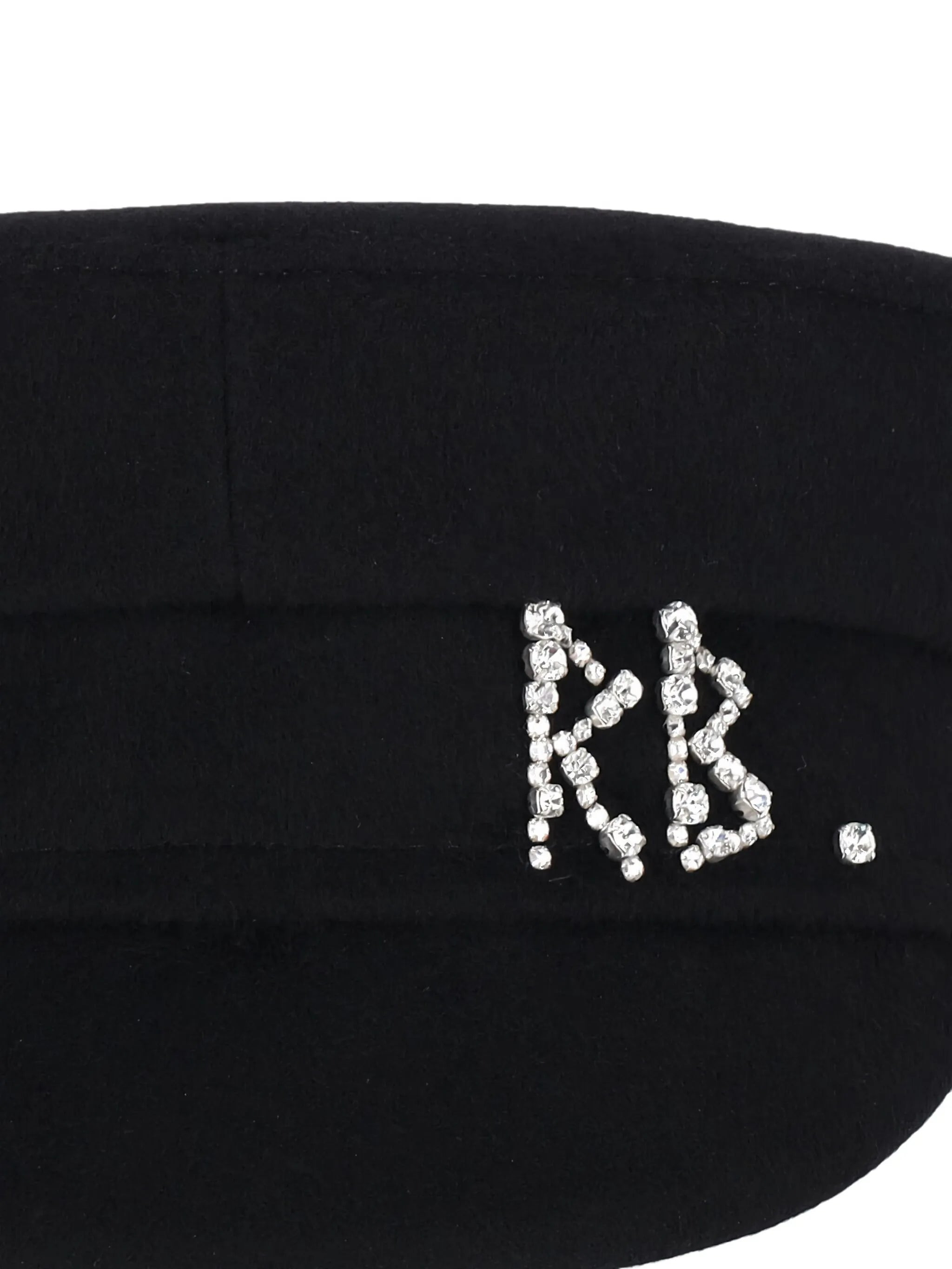 baker-boy rhinestone-embellished hat - 3