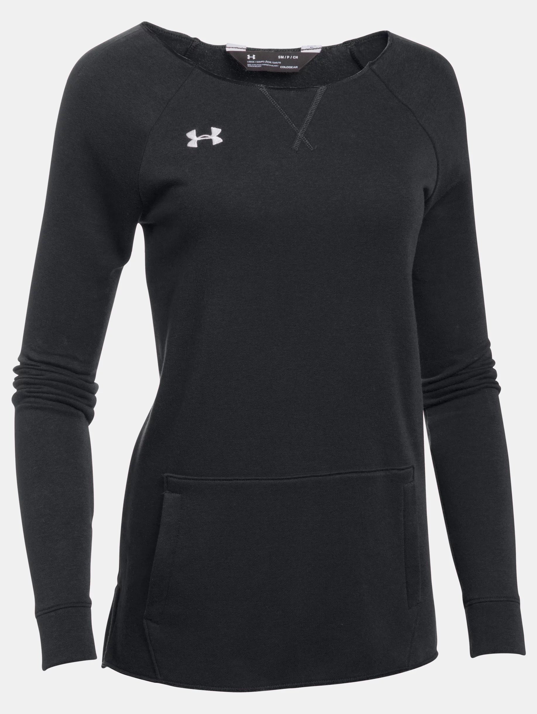 Women's UA Hustle Fleece Crew - 7
