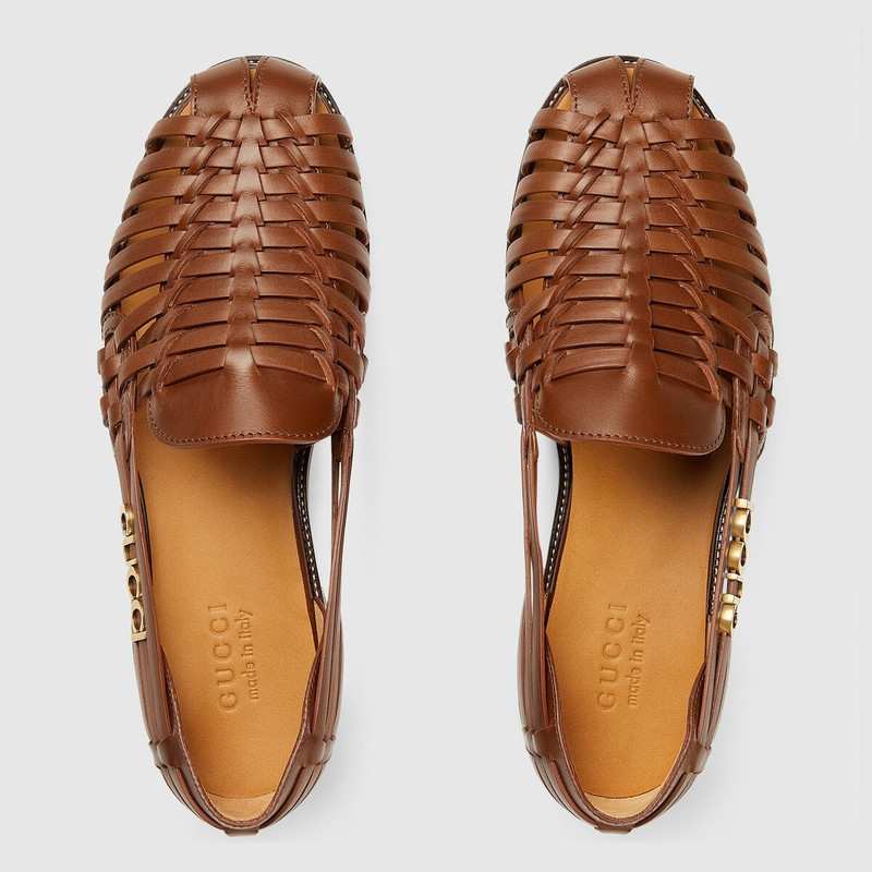 Men's sandal with Gucci detail 5