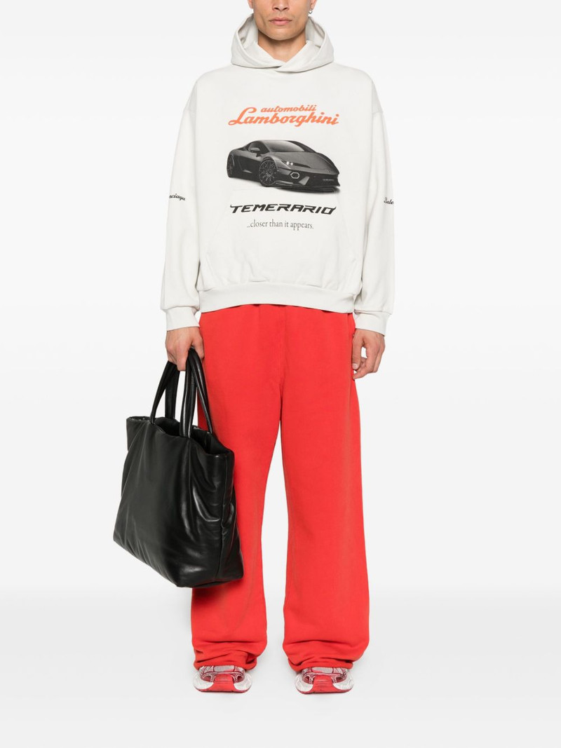 BALENCIAGA x Automobili Lamborghini graphic-print hoodie outlook