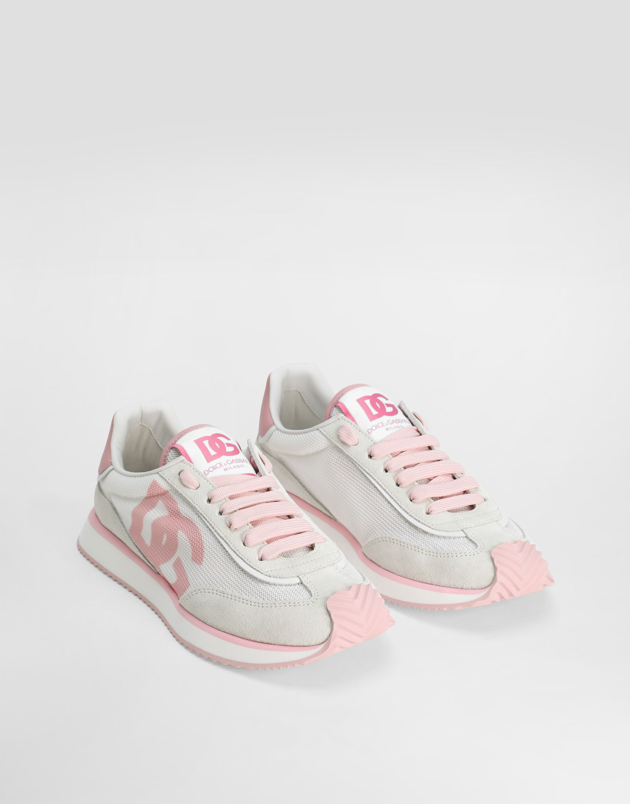 Mixed-material DG CUSHION sneakers - 2