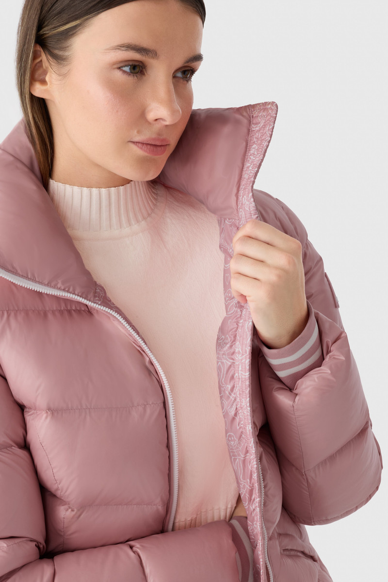 MADALYN-RR Logo Pattern Down Jacket — MACKAGE x Roller Rabbit 6